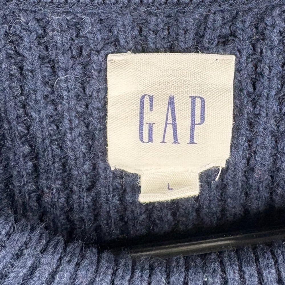 GAP Navy, Red and Cream Striped Sweater - Picture 2 of 5